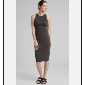 Athleta Charcoal Midi Dress